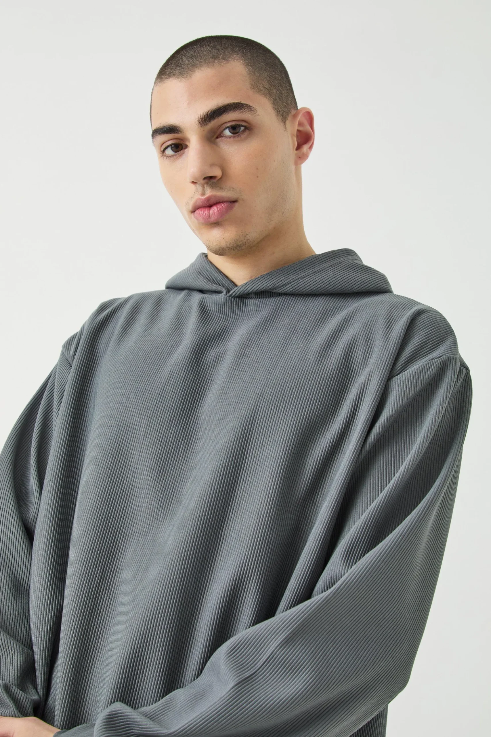 Oversized Ottoman Hoodie | BoohooMAN UK