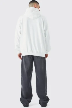 Oversized Outcast Grafitti License Hoodie | BoohooMAN UK