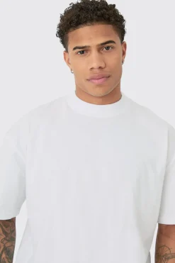 Oversized Over Seam Spider Back Print T-shirt | BoohooMAN UK