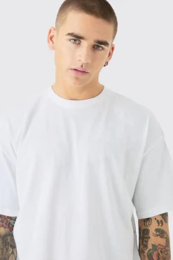 Oversized Photographic Collage Back Print T-shirt | BoohooMAN UK