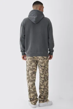 Oversized Pixar Cars Wash License Print Hoodie | BoohooMAN UK
