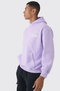 Oversized Pixar Toy Story Aliens Wash License Hoodie | BoohooMAN UK