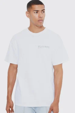 Oversized Playboy License T-shirt | BoohooMAN UK