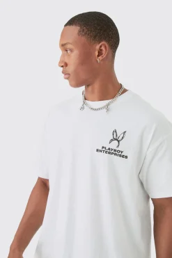 Oversized Playboy License T-shirt | BoohooMAN UK