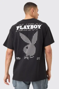 Oversized Playboy License T-shirt | BoohooMAN UK