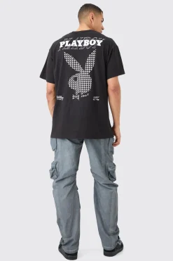 Oversized Playboy License T-shirt | BoohooMAN UK