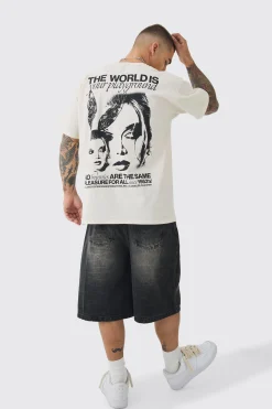 Oversized Playboy License Print T-shirt | BoohooMAN UK