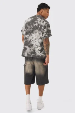 Oversized Pokemon Wash License T-shirt | BoohooMAN UK