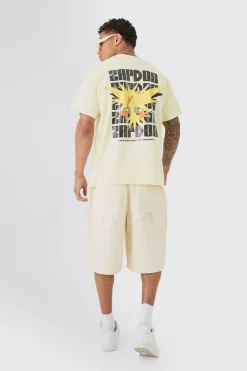 Oversized Pokémon Zapdos Wash License T-shirt | BoohooMAN UK