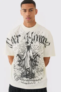 Oversized Pour Homme Graphic T-shirt | BoohooMAN UK