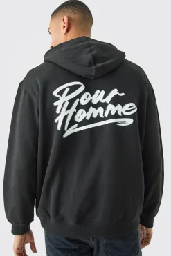 Oversized Pour Homme Hoodie | BoohooMAN UK