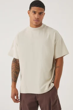 Oversized Premium Super Heavyweight T-shirt | BoohooMAN UK
