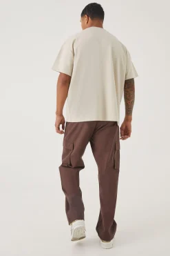 Oversized Premium Super Heavyweight T-shirt | BoohooMAN UK