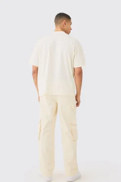 Oversized Puff Print Official Moto T-shirt | BoohooMAN UK