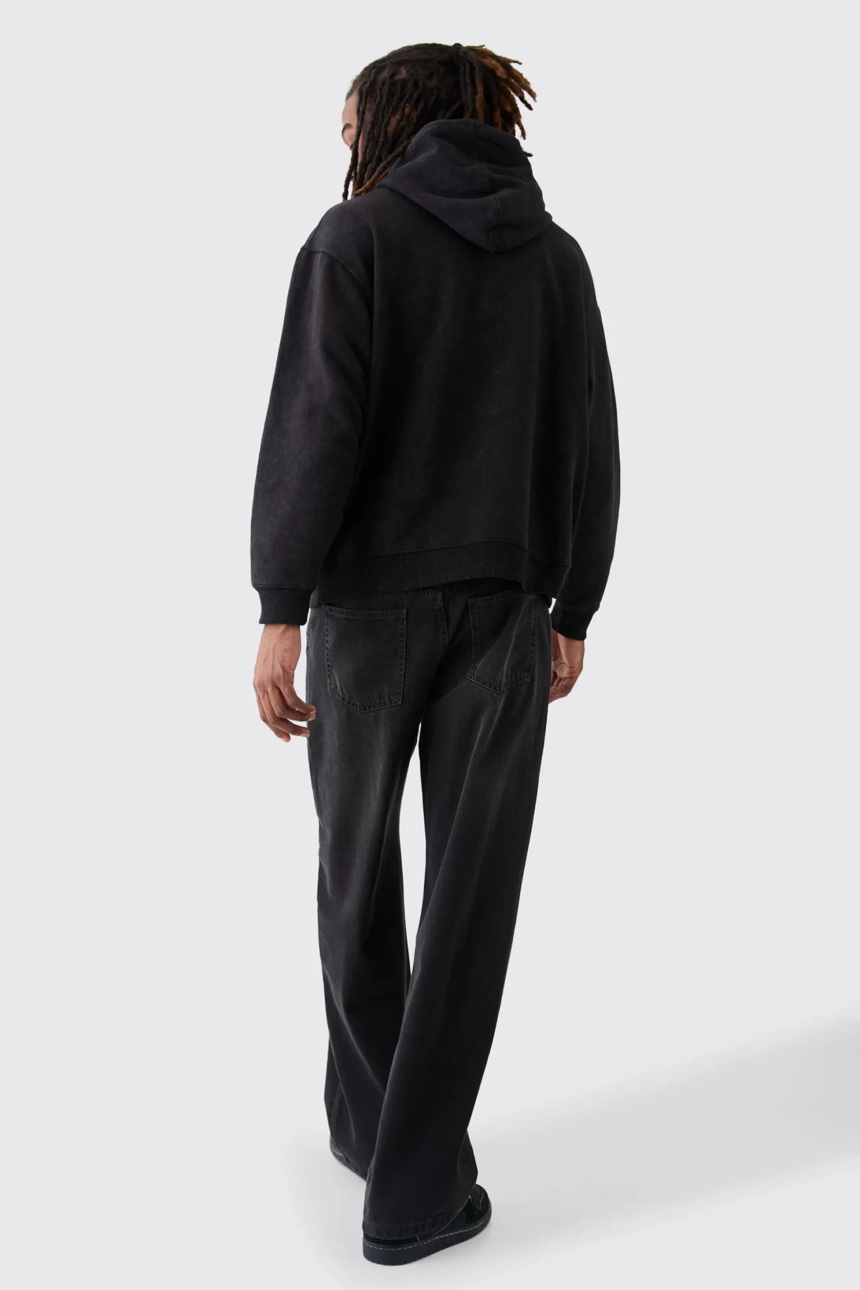 Oversized Pulp Fiction Wash License Hoodie | BoohooMAN UK