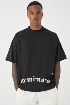 Oversized Renaissance Graphic T Shirt | BoohooMAN UK