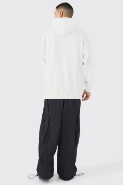 Oversized Run Dmc License Hoodie | BoohooMAN UK