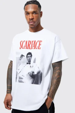 Oversized Scarface License T-shirt | BoohooMAN UK