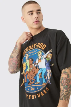 Oversized Scooby Doo Adventures License T-shirt | BoohooMAN UK