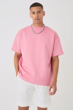 Oversized Scuba T-shirt | BoohooMAN UK