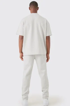 Oversized Scuba T-shirt & Jogger Set | BoohooMAN UK