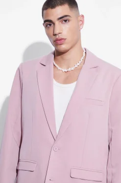 Oversized Single Breasted Suit Jacket | BoohooMAN UK