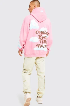 Oversized Skeleton Graphic Hoodie | BoohooMAN UK
