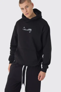 Oversized Skeleton Heart Back Print Hoodie | BoohooMAN UK