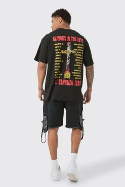 Oversized Slayer Band License T-shirt | BoohooMAN UK
