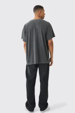 Oversized Spiderman Marvel Wash License Print T-Shirt | BoohooMAN UK