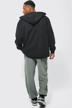 Oversized Spray Seam Printed Jogger | BoohooMAN UK