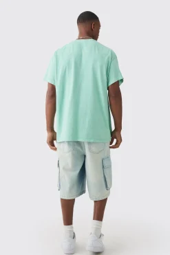 Oversized Sprite Wash License T-shirt | BoohooMAN UK