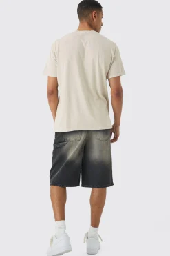 Oversized Star Wars Boba Fett Wash License Print T-shirt | BoohooMAN UK
