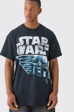 Oversized Star Wars License T-shirt | BoohooMAN UK