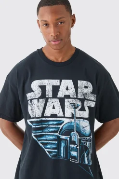 Oversized Star Wars License T-shirt | BoohooMAN UK