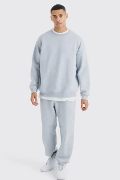 Oversized Sweatshirt Tracksuit | BoohooMAN UK