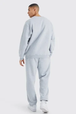 Oversized Sweatshirt Tracksuit | BoohooMAN UK