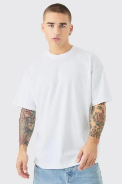 Oversized Text Back Graphic T-shirt | BoohooMAN UK
