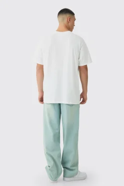 Oversized The Simpsons Anime License Print T-Shirt | BoohooMAN UK