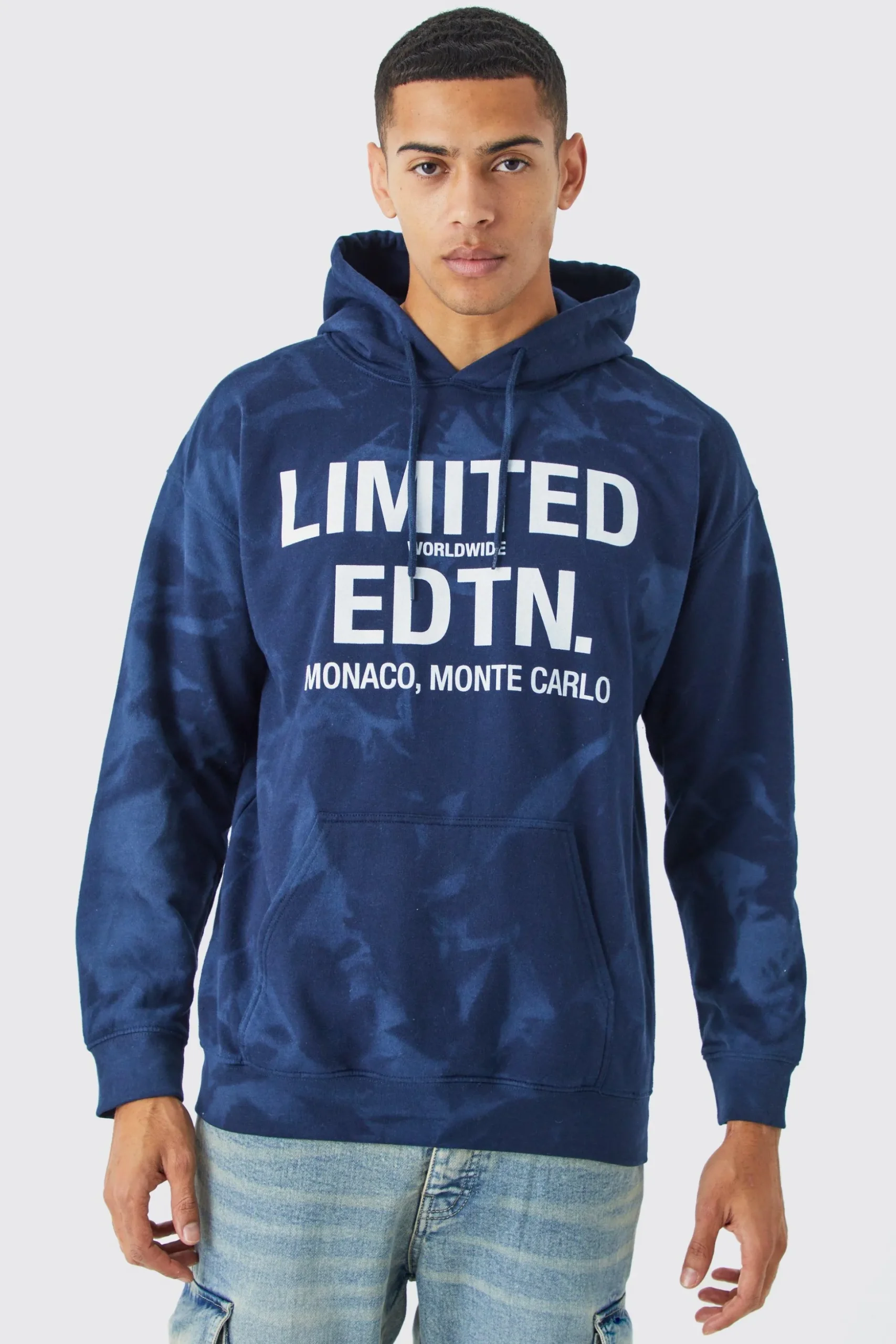 Oversized Tie Dye Limited Edtn Hoodie | BoohooMAN UK