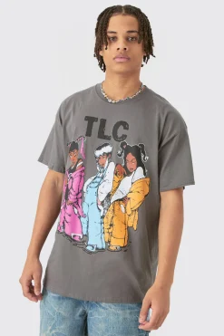 Oversized TLC Wash License T-shirt | BoohooMAN UK