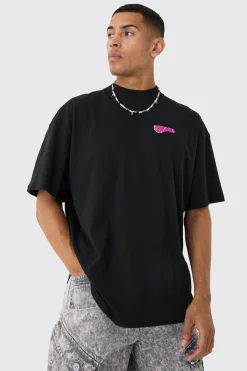 Oversized Trippy Bear Graphic T-shirt | BoohooMAN UK