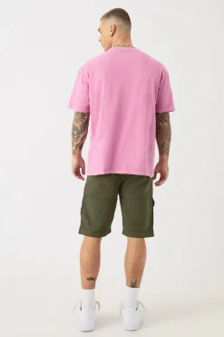 Oversized Trippy Lip Graphic T-shirt | BoohooMAN UK