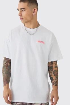 Oversized Trippy Print T-shirt | BoohooMAN UK