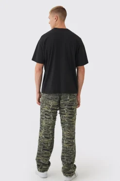 Oversized Tupac License Print T-Shirt | BoohooMAN UK
