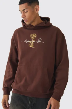 Oversized Tupac Wash License Print Hoodie | BoohooMAN UK
