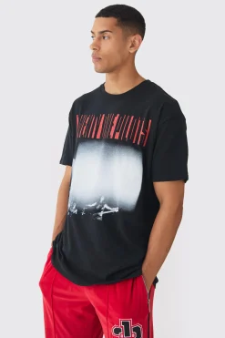 Oversized Twenty One Pilots Band License Print T-Shirt | BoohooMAN UK