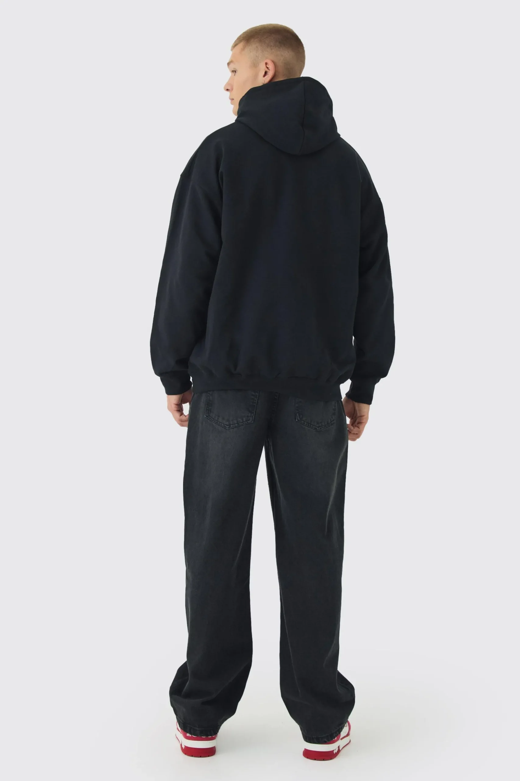 Oversized UFC License Print Hoodie | BoohooMAN UK