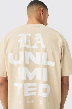 Oversized Unlimited Graphic T-shirt | BoohooMAN UK
