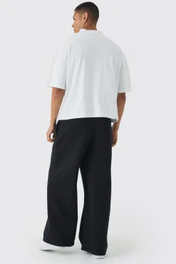 Oversized V Neck Dropped Shoulder Heavyweight Boxy T-shirt | BoohooMAN UK